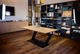 Дизайнерский Кухонный обеденный стол из натурального дерева Loft Design 140x80x75h Черный / Дерево ATL1350 - изображение 9
