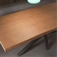 Дизайнерский Кухонный обеденный стол из натурального дерева Loft Design 220x80x75h Черный / Дерево ATL794 - изображение 10