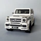 Металлическая машинка Мерседес Гелендваген Свет Звук Размер 20 см Mercedes-Benz G65 AMG Brabus 1:24 (597-3W) - изображение 2