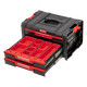 Модульний ящик для інструментів з трьома висувними ящиками Qbrick System PRO Drawer 3 Toolbox Expert Red Ultra - зображення 5