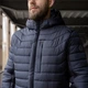 Мужская куртка большого размера демисезонная City Fashion classic 65 - cfk 64 темно-синий - изображение 6