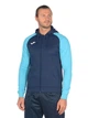 Олімпійка JOMA academy iv zip-up hoodie navy fluor turquoise 2XL (101967.342) - изображение 2