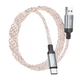 Кабель з підсвіткою USB - Type-C Hoco U112 Shine PD charging data cable 20W 1m - зображення 8