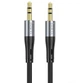 Кабель Hoco UPA22 AUX silicone audio cable Black - изображение 1