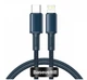Кабель Baseus High Density Braided Fast Charging Data Cable Type-C to iP PD 20W 1m Blue (CATLGD-03) - изображение 1