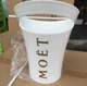 Ведро для шампанского Moët & Chandon. Кулер для льда Моет Шандон. Белое moet - изображение 3