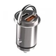 Автомобільний зарядний пристрій АЗП Proove Viraty Car Charger 45W (QC+PD) Type-C + USB (silver) - изображение 1