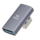 Переходник адаптер угловой USB 3.0 M/F 10Gbps Graphite (48567) - изображение 4