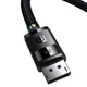 Кабель DisplayPort на DisplayPort 1.4 (DP на DP) Baseus (8K 60 Гц, 4K 144 Гц, 32,4 Гбит/с, 2m). Black - зображення 3