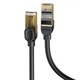 Патч корд мережевий кабель LAN RJ45 Baseus High Speed Seven types 10gigabit ethernet cable (3m, 10Gbps, САТ 7) - зображення 5
