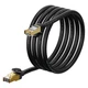 Патч корд мережевий кабель LAN RJ45 Baseus High Speed Seven types 10gigabit ethernet cable (2m, 10Gbps, САТ 7) - зображення 9