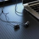 Навушники HOCO M87 String wired earphones with with microphone Gloomy Black - изображение 4
