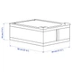 Тумба для постільної білизни IKEA SKUBB N 44 x 55 x 19 см Біла (30290362) - зображення 9