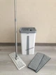 Комплект швабра с ведром на 8 л Scratch Cleaning Easy Mop с автоматическим отжимом и складной ручкой (белое) - зображення 1
