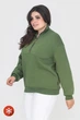 Тепла кофта KAROLINA хакі XL (3041064) - изображение 2