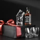 Подарунковий набір 4шт Бокали Sterling + каміння для віскі темна Original + Коробка дерев'яна - зображення 4