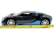 Машина на радіокеруванні Bugatti Veyron інерційна масштаб 1:12 33см Чорна з блакитним (M 4915) - зображення 3