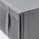 Ящик для взуття IKEA SKUBB 22 x 34 x 16 см 4 шт Темно-сірий (80400004) - зображення 6