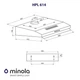Вытяжка Minola hpl 614 wh - изображение 7