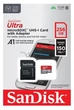 Карта памяти microSDXC, 256Gb, Class10 uhs-i Ultra a1, SanDisk, sd адаптер (sdsquac-256g-gn6ma) - изображение 3