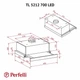 Витяжка Perfelli tl 5212 wh 700 led - зображення 8