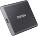 Зовнішній накопичувач ssd, 500Gb, Samsung Portable ssd t7, Gray, usb 3.2, 3d tlc, 1050/1000 MB/s, металевий корпус, 256-бітове шифрування aes, 85 x 57 x 8 мм, 58 г (mu-p ) - зображення 6