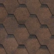 Битумная черепица BTM Shingle Rubin Коричневый - изображение 1