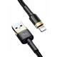 Кабель Baseus Cafule Cable USB Lightning 1м, Gold+Black (CALKLF-BV1) - изображение 3