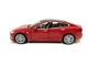 Машинка металлическая Автопром Tesla Model S 1:32 свет звук открываются двери/капот/багажник Бордовая (6614) - изображение 8