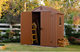Пластиковий сарай Darwin 6 × 4 коричневий госпблок Keter 249364 - изображение 6