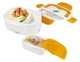 Ланч-бокс с подогревом Electric Lunch Box от сети 220 или прикуривателя Оранжевый - изображение 4