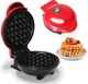 Электрическая мини вафельница Waffle Maker XL-287 с антипригарным покрытием, красная - изображение 5