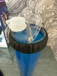 Бутылка поилка двойная для воды и корма для животных со складной миской дорожная Синяя - изображение 6