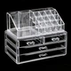 Настільний акриловий органайзер для косметики Cosmetic Storage Box Бокс органайзер для косметики - зображення 3