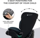 Автокресло KinderKraft Oneto 3 i-Size Graphite Black (KCONE300BLK0000) (5902533922161) - изображение 9