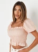 Топ женский Missguided TW630244 40 Персиковый (DN5059382657116) - изображение 1