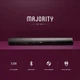 Саундбар із вбудованим сабвуфером Majority 120W TV Bluetooth/Optical - зображення 1