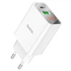 Сетевое зарядное устройство HOCO C100A PD20W+QC3.0 White - изображение 1