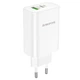 Сетевое зарядное устройство СЗУ Borofone BN10 Sunlight PD65W (1Type-C/1USB) Белый - изображение 1