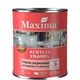 Эмаль акриловая шелковисто-матовая Maxima 0,75л для дерева и металла, мятный - изображение 1