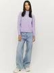 Свитер вязаный зимний женский Tally Weijl SPUPELASKY-FAR XS Фиолетовый (7612959793419) - изображение 3