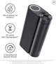 Устройство для нагревания табака Glo Hyper X2 Black Gunmetal (4820215628761) - изображение 2