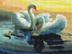 Алмазна вишивка СolorArt Лебедина сім'я 30x40 ST410 - зображення 2