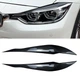Вії на передні фари BMW 3 Series F30 2013-2018 S&T (чорний карбон) - изображение 1