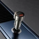 Адаптер автомобильный HOCO Leader dual-port car charger with digital display Z50 |1USB/1Type-C, 48W/3A, PD/QC| metal-grey - изображение 5