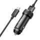 Адаптер автомобильный Hoco Type-C Cable Level dual port Car charger Z49 |2USB, 12W, 2.4A| черный - изображение 2