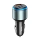 Адаптер автомобільний HOCO Galloper three-port Car charger NZ9 |1USB/2Type, 95W/3A, PD/QC| black - зображення 1