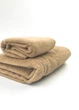 Комплект рушників однотонний Home Textiles (мікрофібра) бежевий - зображення 4