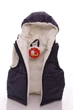 Жилетка на флисе для мальчика с карманами и капюшоном Babykroha синяя 110(45030) - изображение 3