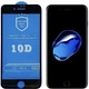 Защитное стекло 10D Full Cover на весь экран для iPhone 6/6s/7/8/SE 2020/SE 2022 Черное - изображение 1